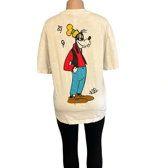 3/$30 🍂 H&M x Disney Trevor Andrew Goofy Collab Oversized Shirt - Picture 7 of 9